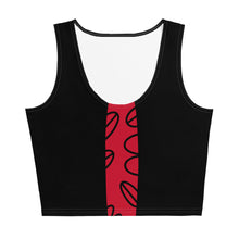 Load image into Gallery viewer, FUN - Red & Black Crop Top