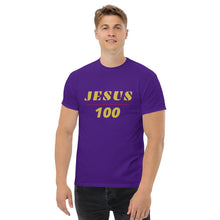 Load image into Gallery viewer, JESUS 100 Men's Classic tee - Purple
