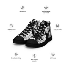 Load image into Gallery viewer, HOPE & FAITH - Men’s high top canvas shoes