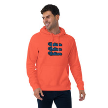 Load image into Gallery viewer, BELIEVE - Unisex eco raglan hoodie - ORANGE