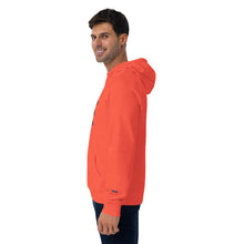 Load image into Gallery viewer, BELIEVE - Unisex eco raglan hoodie - ORANGE