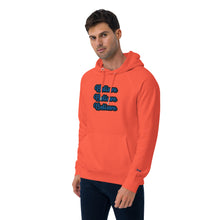 Load image into Gallery viewer, BELIEVE - Unisex eco raglan hoodie - ORANGE