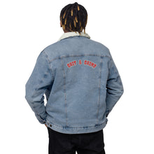 Load image into Gallery viewer, GRIT & GRIND - Unisex denim sherpa jacket
