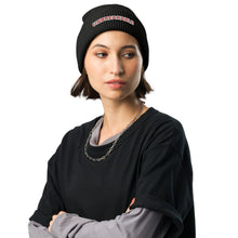 Load image into Gallery viewer, UNBREAKABLE - Waffle beanie - Red & White Print