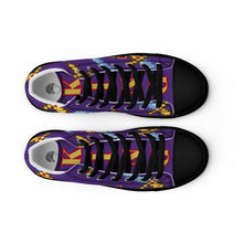 Load image into Gallery viewer, JESUS 100 - Women’s high top canvas shoes - Indigo