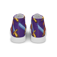 Load image into Gallery viewer, JESUS 100 - Women’s high top canvas shoes - Indigo