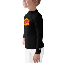 Load image into Gallery viewer, HERO - Kids Rash Guard - Girl Super Hero On Back