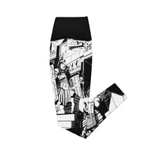 Load image into Gallery viewer, HOPE & FAITH - Leggings with pockets - Black