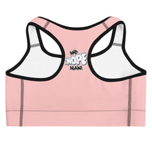 Load image into Gallery viewer, NOPE - Sports bra - Pink - Outline Black