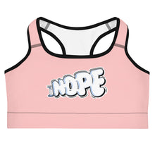 Load image into Gallery viewer, NOPE - Sports bra - Pink - Outline Black