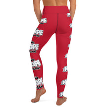 Load image into Gallery viewer, Women's Nope & Nope Again Yoga Leggings-Red