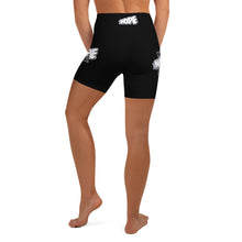 Load image into Gallery viewer, Woman's Nope & Nope Again Yoga Shorts-Black