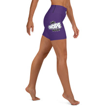 Load image into Gallery viewer, Woman's Nope & Nope Again Yoga Shorts-Purple