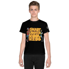 Load image into Gallery viewer, Smart Educated Kool Kidd Youth crew neck t-shirt - Black