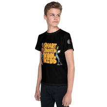Load image into Gallery viewer, Smart Educated Kool Kidd Youth crew neck t-shirt - Black