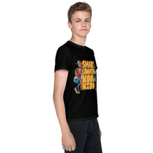 Load image into Gallery viewer, Smart Educated Kool Kidd Youth crew neck t-shirt - Black