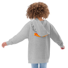 Load image into Gallery viewer, REACH FOR THE SKY - Kids fleece hoodie - Yellow text