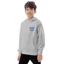 Load image into Gallery viewer, REACH FOR THE SKY - Kids fleece hoodie - Blue text