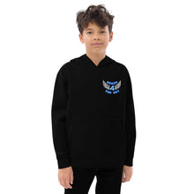Load image into Gallery viewer, REACH FOR THE SKY - Kids fleece hoodie - Blue text
