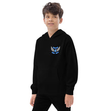 Load image into Gallery viewer, REACH FOR THE SKY - Kids fleece hoodie - Blue text