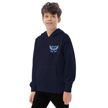 Load image into Gallery viewer, REACH FOR THE SKY - Kids fleece hoodie - Blue text