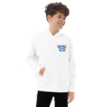 Load image into Gallery viewer, REACH FOR THE SKY - Kids fleece hoodie - Blue text