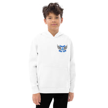 Load image into Gallery viewer, REACH FOR THE SKY - Kids fleece hoodie - Blue text