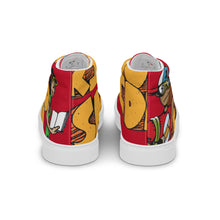 Load image into Gallery viewer, KOOL KIDD - Men’s high top canvas shoes - Red