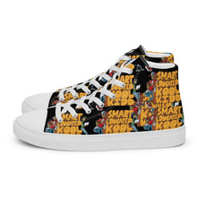 Load image into Gallery viewer, KOOL KIDD - Men’s high top - All over print  canvas shoes - Black