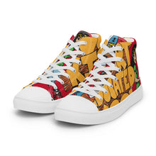 Load image into Gallery viewer, KOOL KIDD - Men’s high top canvas shoes - Red