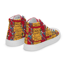 Load image into Gallery viewer, KOOL KIDD - Men’s high top -  all over print canvas shoes - Red