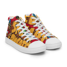 Load image into Gallery viewer, KOOL KIDD - Men’s high top canvas shoes - Red
