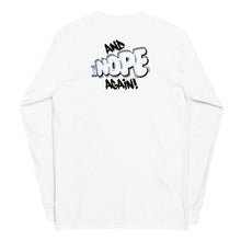 Load image into Gallery viewer, NOPE - Men’s Long Sleeve Shirt - White