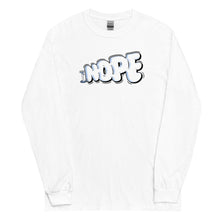 Load image into Gallery viewer, NOPE - Men’s Long Sleeve Shirt - White