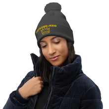 Load image into Gallery viewer, KING JESUS UNISEX - Pom pom beanie