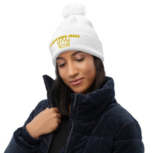 Load image into Gallery viewer, KING JESUS UNISEX - Pom pom beanie