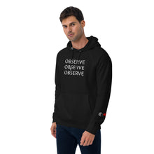 Load image into Gallery viewer, Observe - Unisex eco raglan hoodie