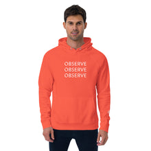 Load image into Gallery viewer, Observe - Unisex eco raglan hoodie
