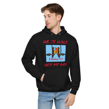 Load image into Gallery viewer, HE IS HOLY Unisex fleece hoodie