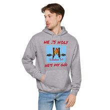 Load image into Gallery viewer, HE IS HOLY Unisex fleece hoodie