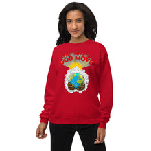 Load image into Gallery viewer, God Move Unisex fleece sweatshirt - Red
