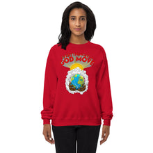 Load image into Gallery viewer, God Move Unisex fleece sweatshirt - Red