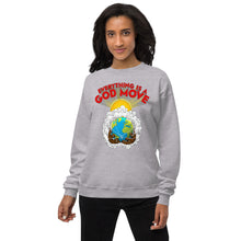 Load image into Gallery viewer, God Move Unisex fleece sweatshirt - Red