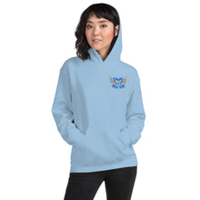 Load image into Gallery viewer, Adult Reach - 4 - The Sky Unisex Hoodie Blue Text
