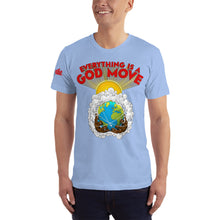 Load image into Gallery viewer, Men's fitted GOD Move baby blue T-Shirt