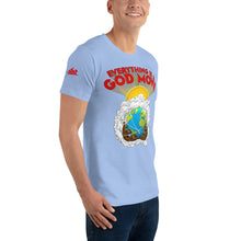 Load image into Gallery viewer, Men's fitted GOD Move baby blue T-Shirt