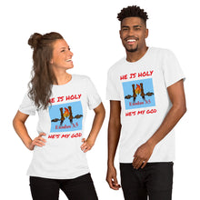 Load image into Gallery viewer, Unisex Holy GOD T-Shirt-based on mens sizing