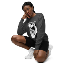 Load image into Gallery viewer, HOPE & FAITH - Unisex raglan sweatshirt