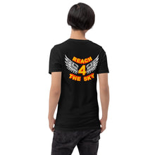 Load image into Gallery viewer, Adult Reach -4- The Sky Short-Sleeve Unisex T-Shirt - Yellow Text