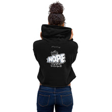 Load image into Gallery viewer, Woman's Nope & Nope Again Crop Hoodie